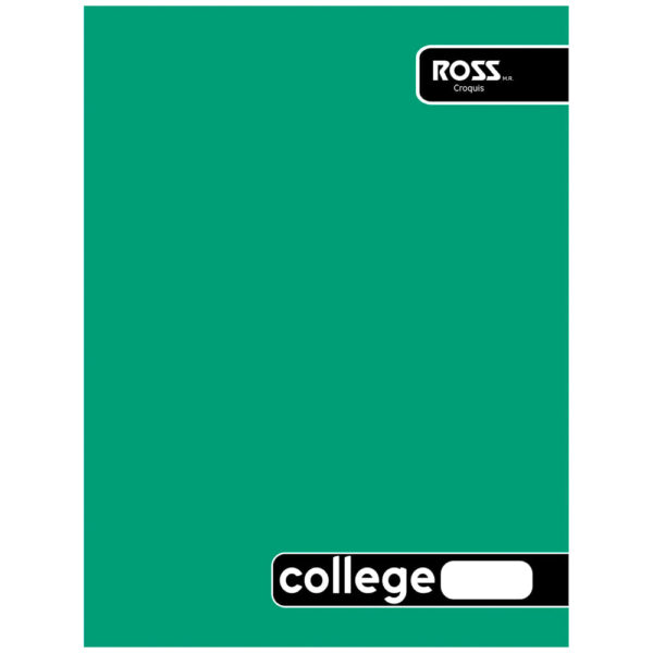 Cuaderno college Liso 100 hojas Croquis ROSS